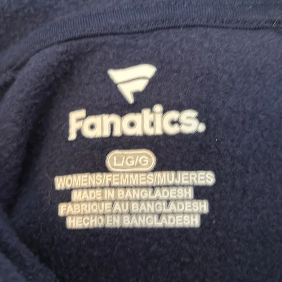 Fanatics Notre Dame women’s blue hoodie sweatshirt size large - Picture 8 of 9
